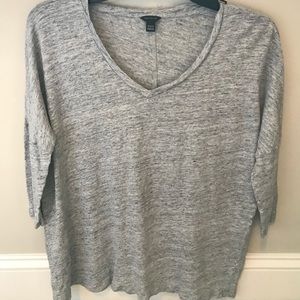Ann Taylor Grey Shirt
